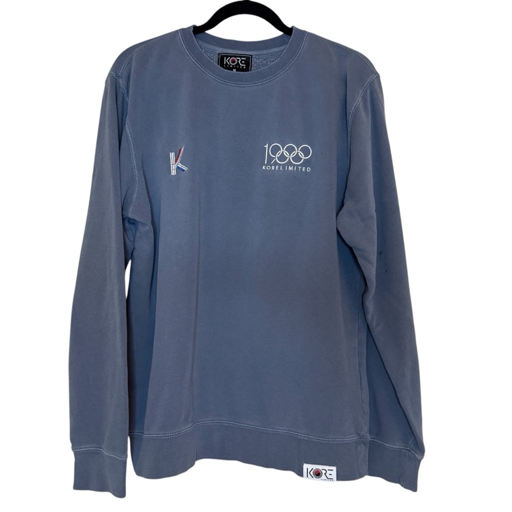 KORELIMITED Seoul 1988 Crewneck in Blue/Grey Men Size M